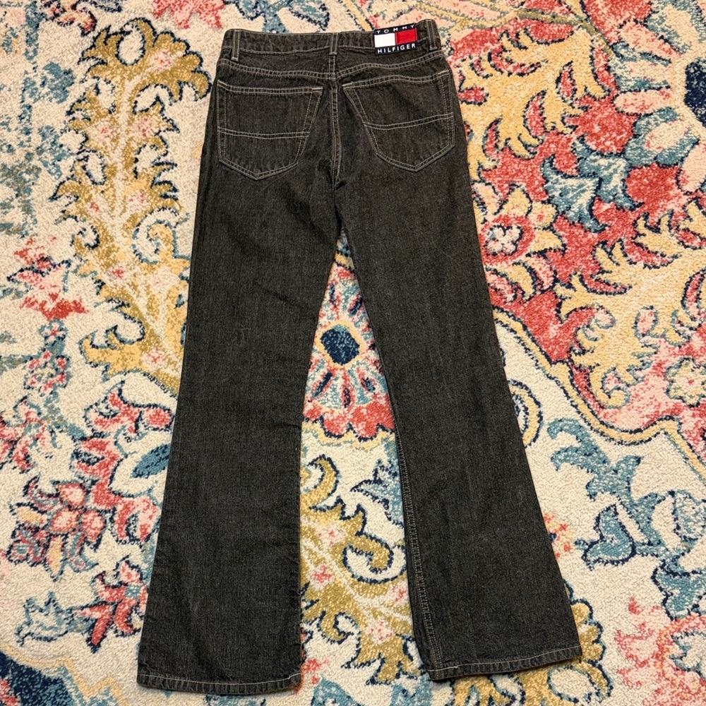 Vintage 1999 Tommy Jeans Hipster Flare Jeans Size 3/25